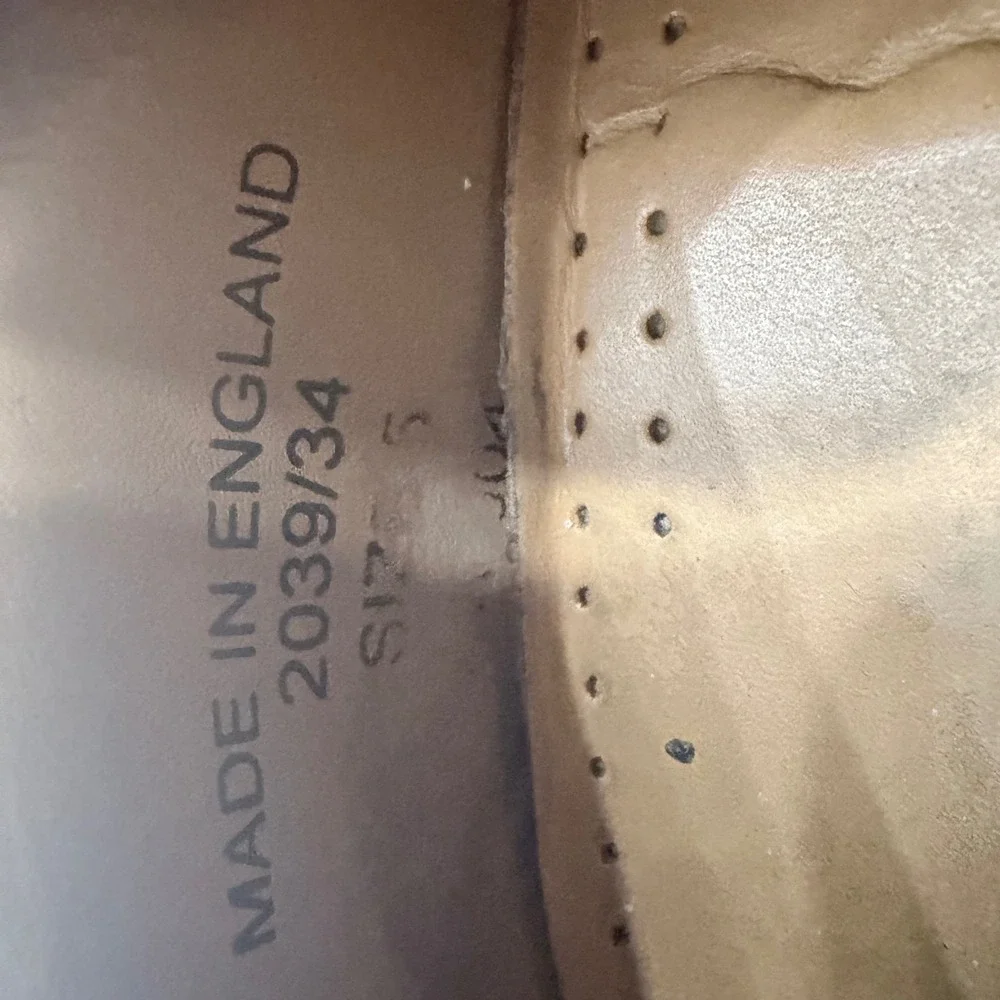 VNTG Dr. Martens Brown Leather Monk Strap Shoes UK 5 (US W 7 / M 6)